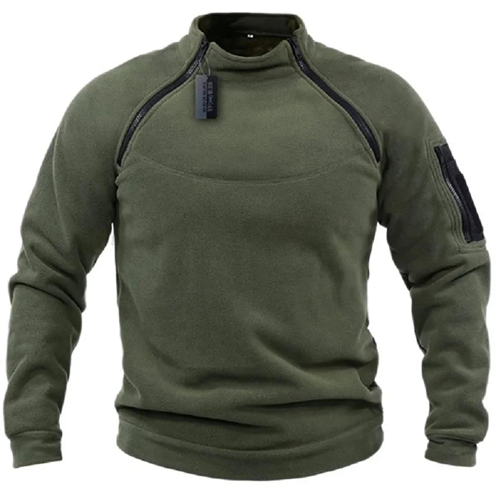 Men's Tactical Fleece Pullover Hoodie