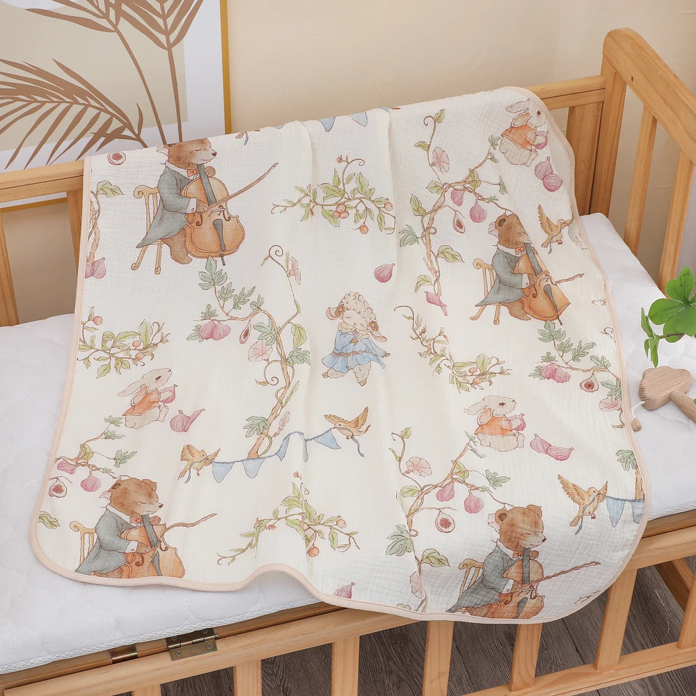Soft Cotton Baby Bath Towel & Blanket