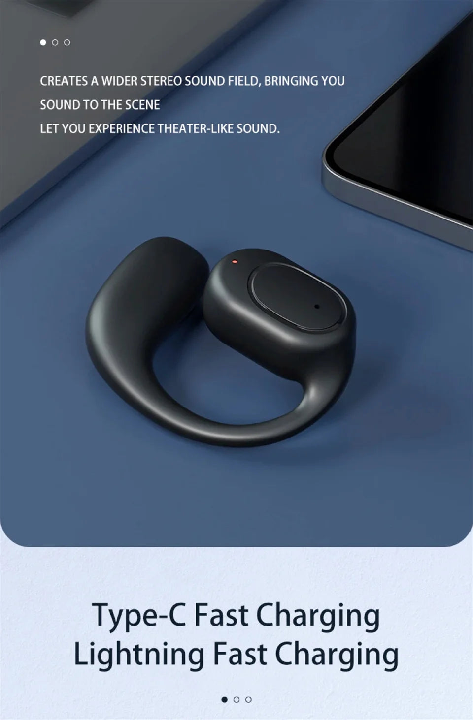 Bone Conduction Bluetooth Headphones