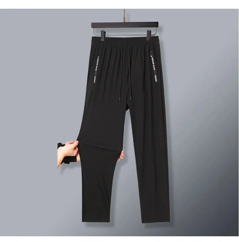 Men's Ice Silk Wide Leg Pants