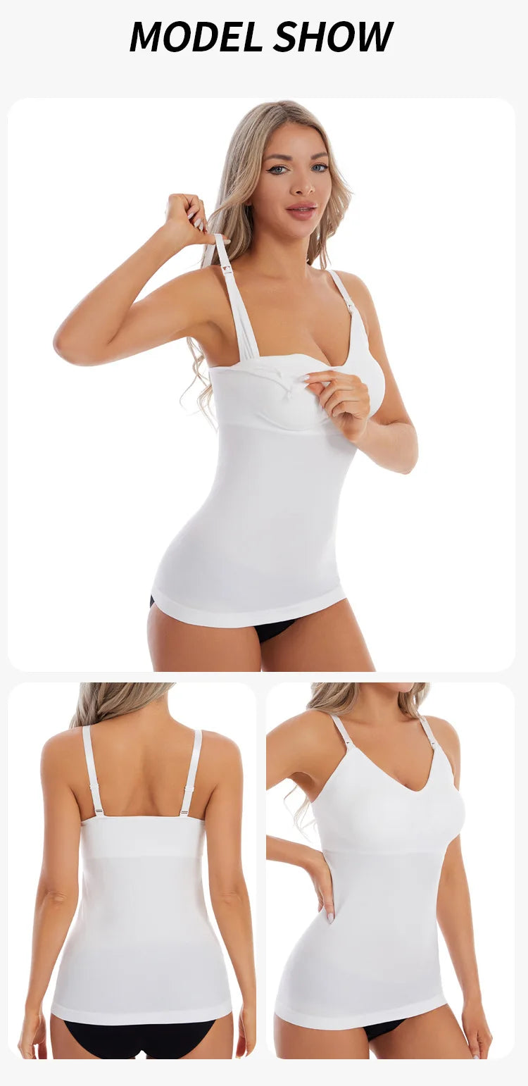 Women's Sleeveless Nursing Tank Top