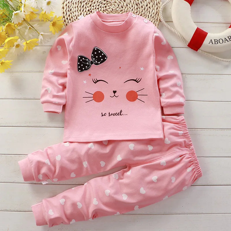 Baby Girl Cotton Pajama Set