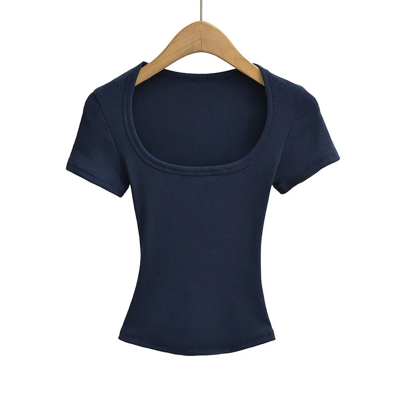 Women's Square Neck Crop Top