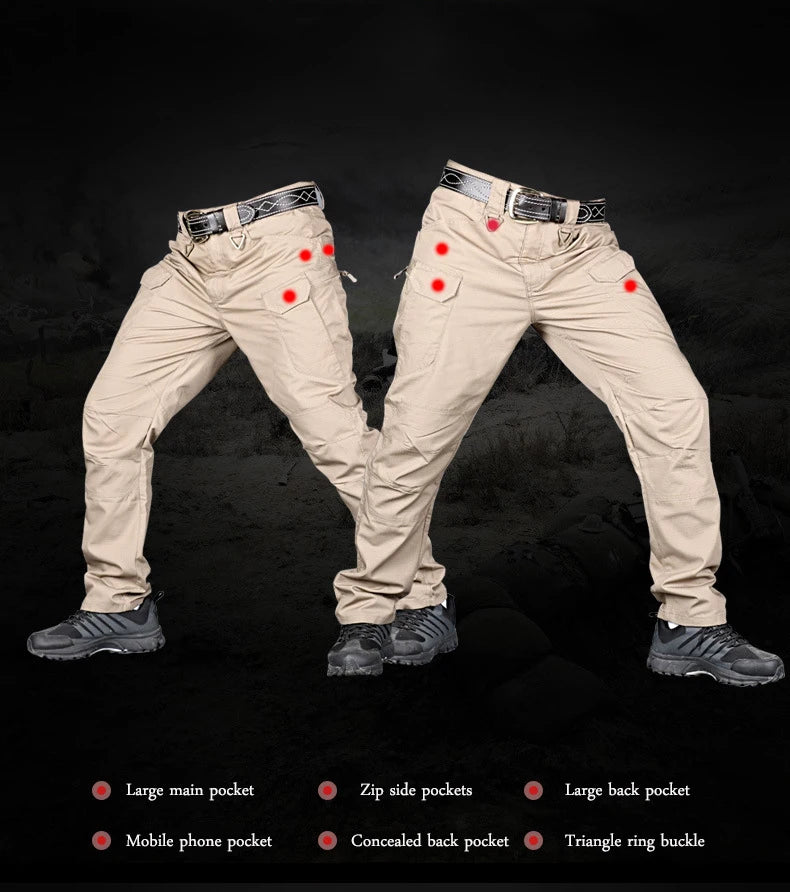 Men's Waterproof Tactical Cargo Pants